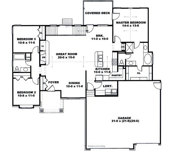 house plan #081717 (floor plan)